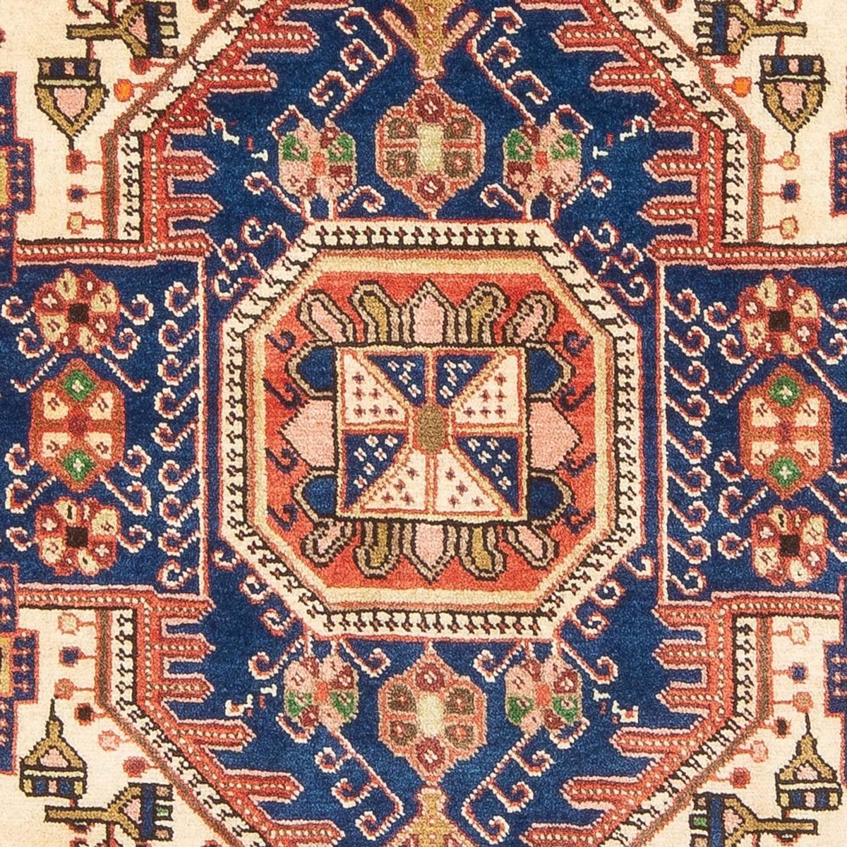 Perski dywan - Nomadyczny - 197 x 140 cm - niebieski