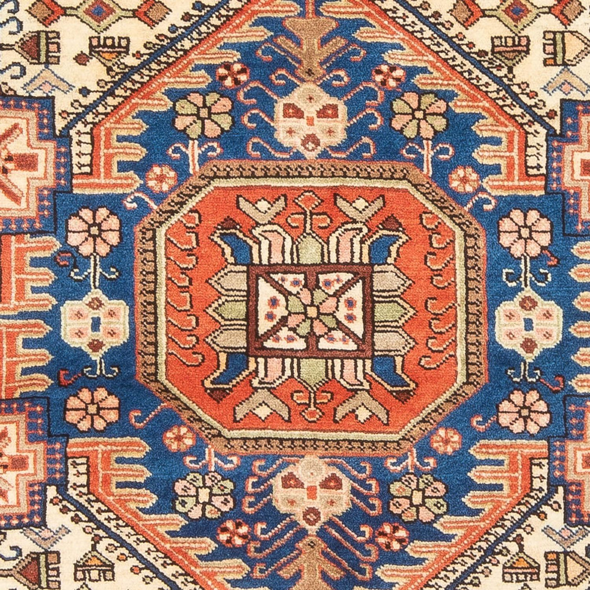 Perski dywan - Nomadyczny - 200 x 145 cm - niebieski