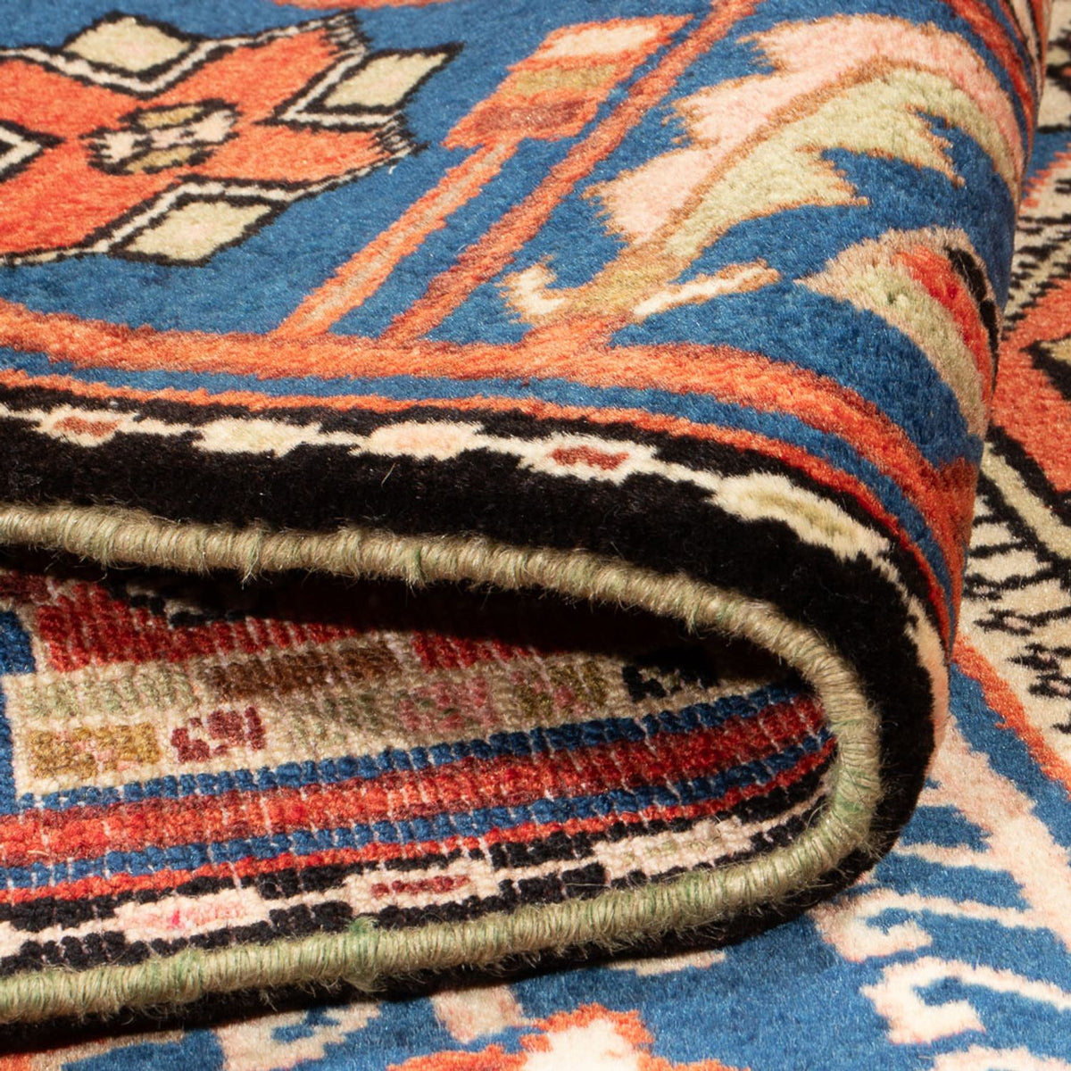 Perski dywan - Nomadyczny - 200 x 136 cm - niebieski