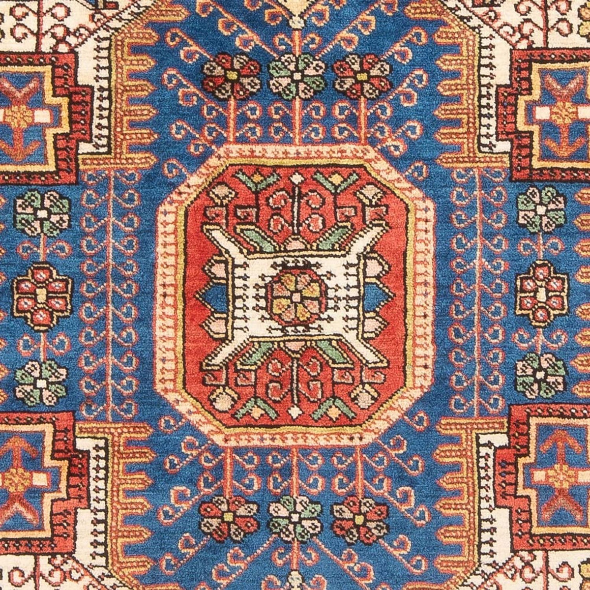 Perski dywan - Nomadyczny - 205 x 138 cm - niebieski