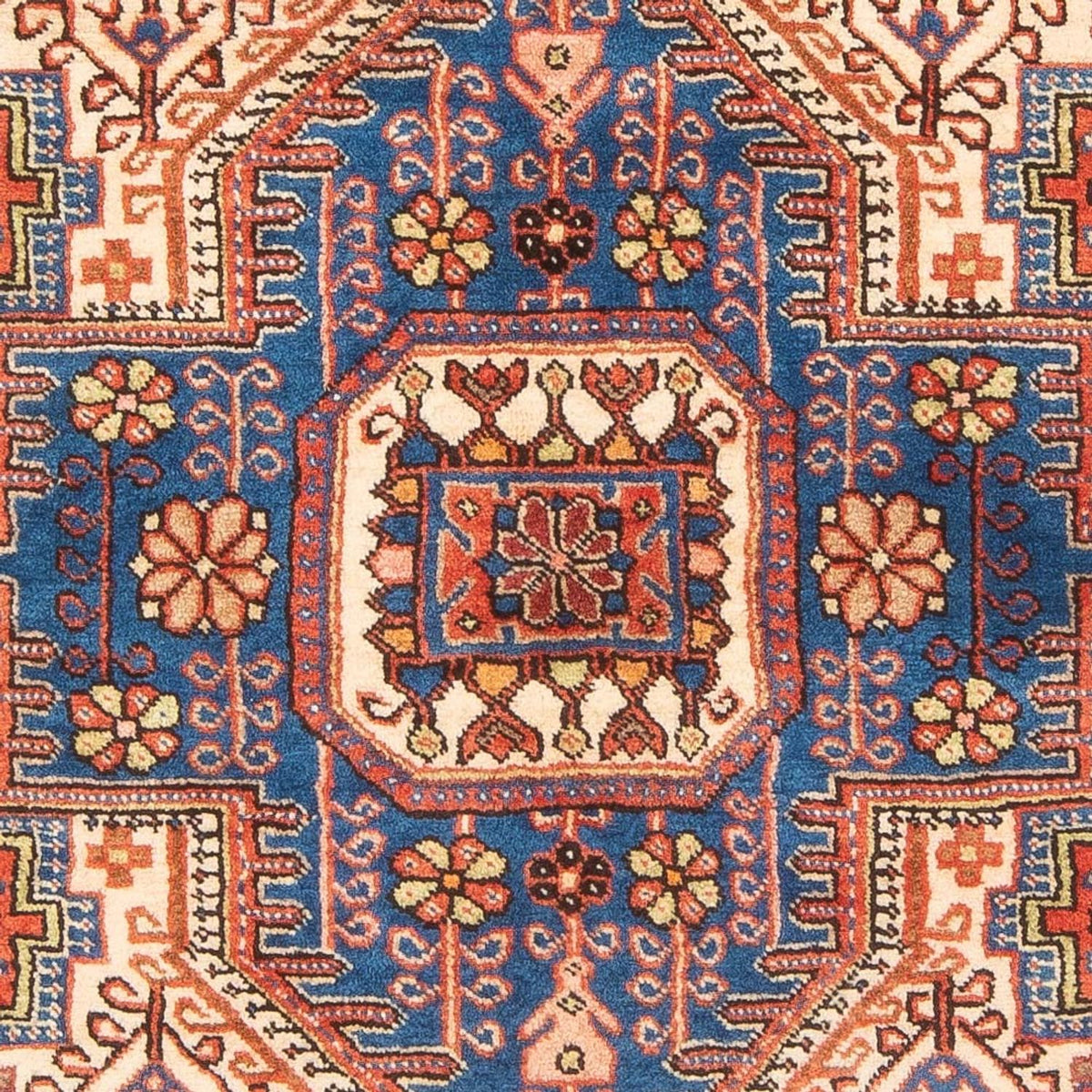 Perski dywan - Nomadyczny - 213 x 140 cm - niebieski