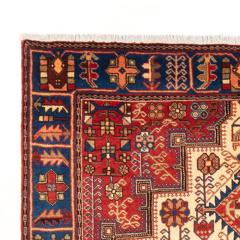 Perski dywan - Nomadyczny - 223 x 140 cm - czerwony