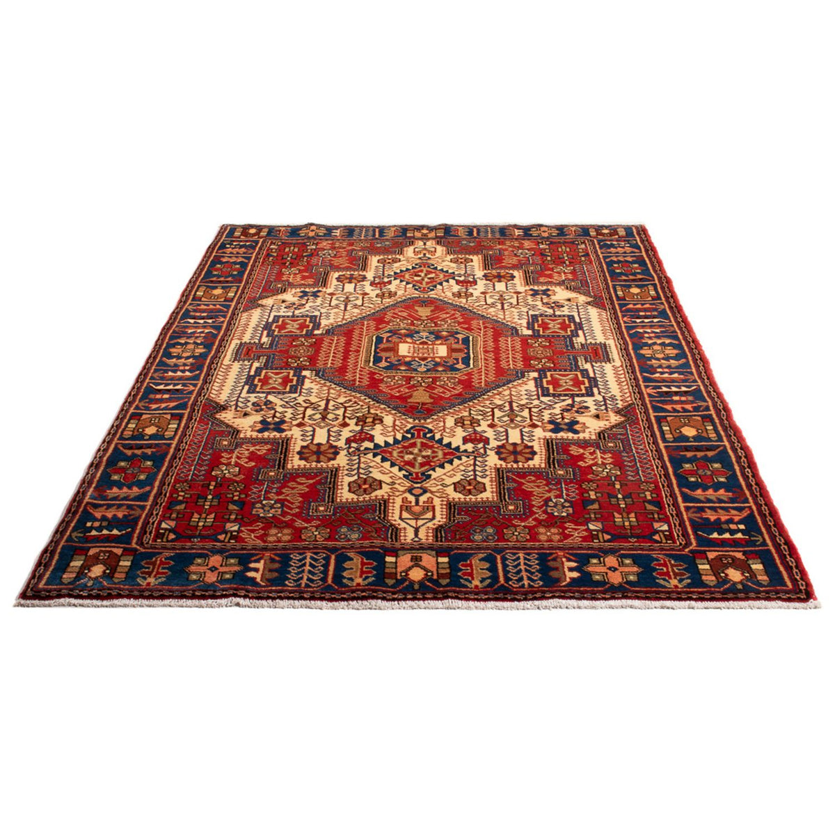 Perski dywan - Nomadyczny - 223 x 140 cm - czerwony