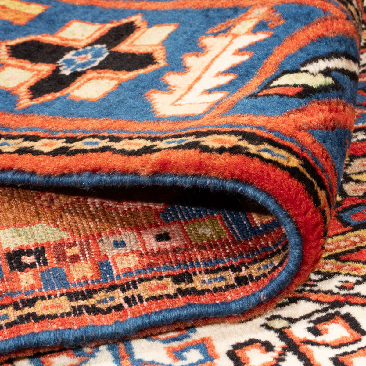 Perski dywan - Nomadyczny - 200 x 140 cm - czerwony