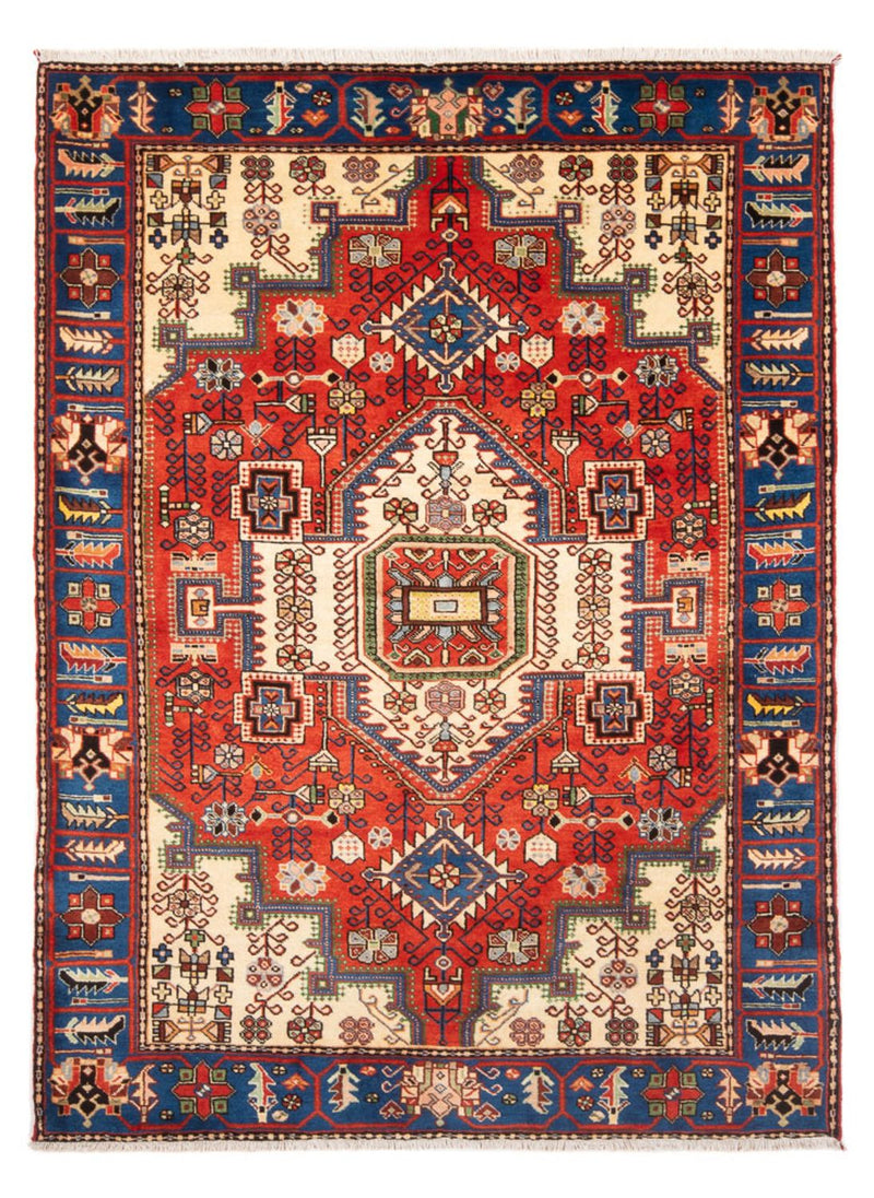 Perski dywan - Nomadyczny - 198 x 140 cm - jasny beż