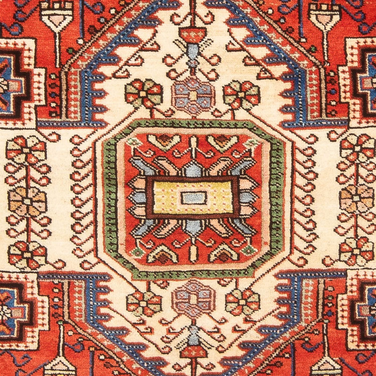 Perski dywan - Nomadyczny - 198 x 140 cm - jasny beż