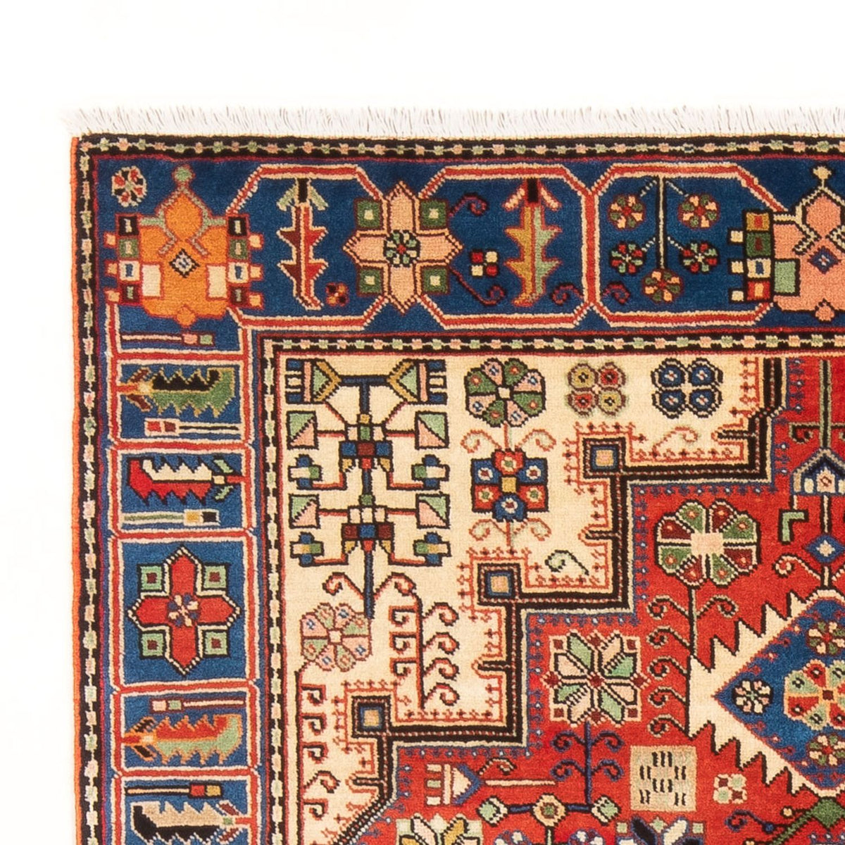 Perski dywan - Nomadyczny - 203 x 132 cm - niebieski