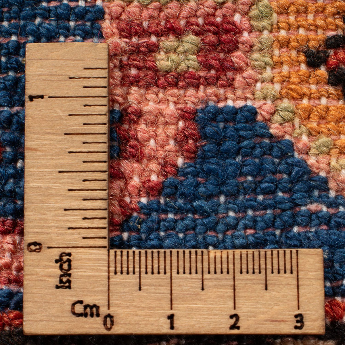 Perski dywan - Nomadyczny - 204 x 142 cm - niebieski