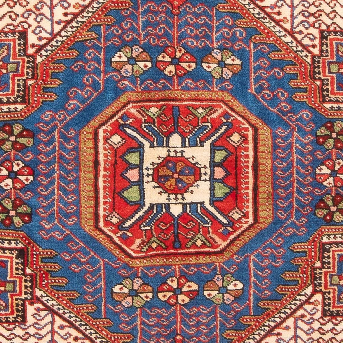 Perski dywan - Nomadyczny - 195 x 135 cm - niebieski