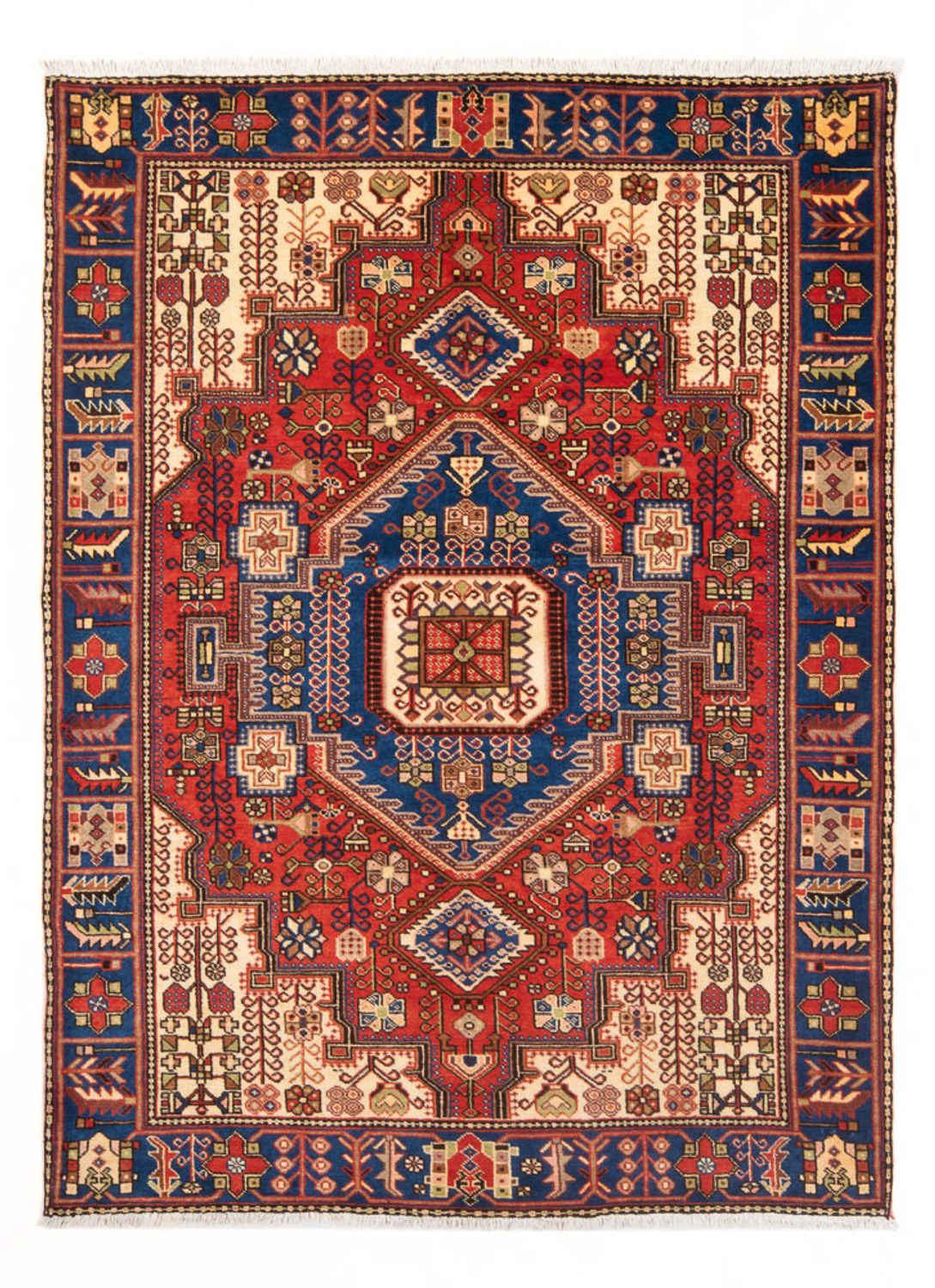 Perski dywan - Nomadyczny - 197 x 150 cm - niebieski