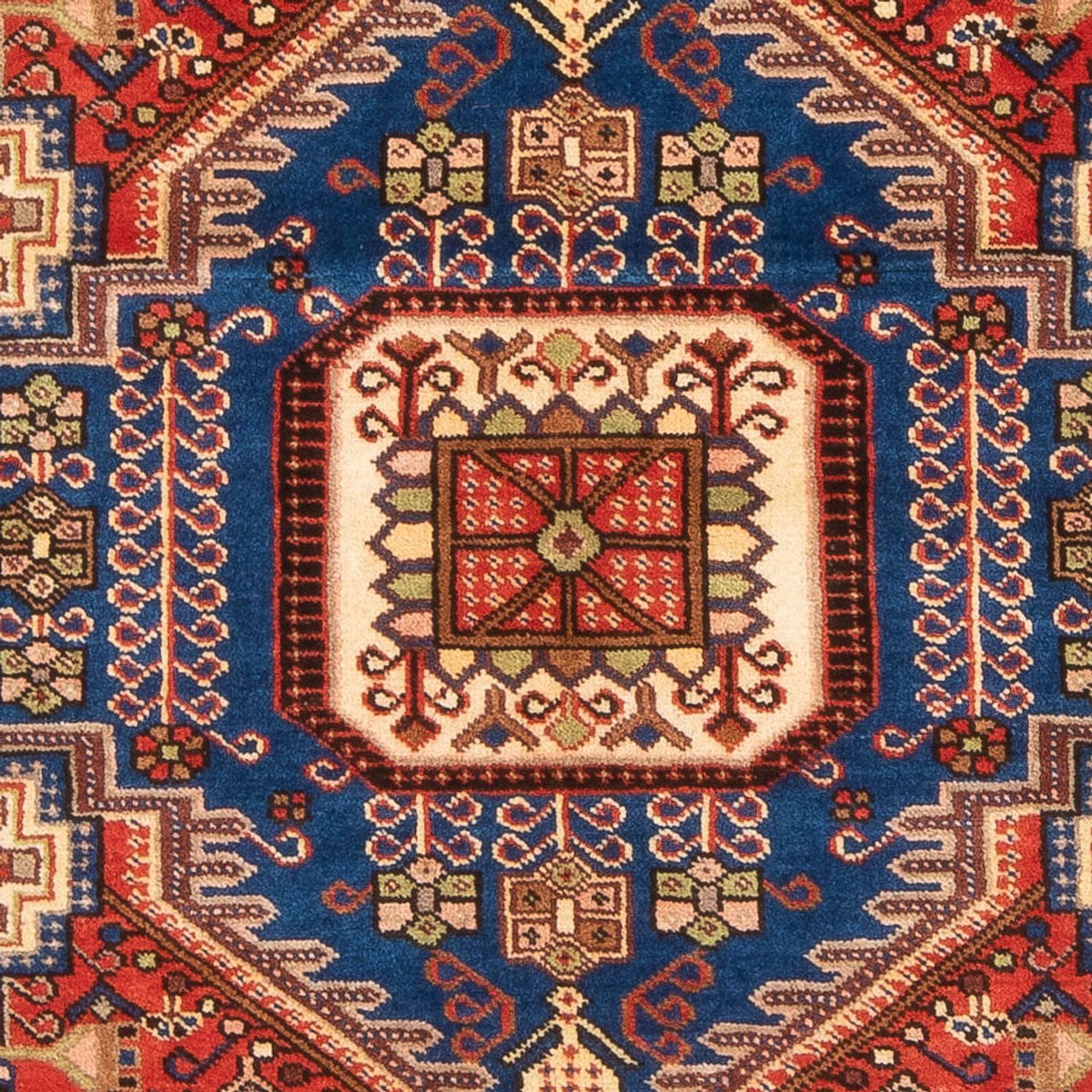 Perski dywan - Nomadyczny - 197 x 150 cm - niebieski