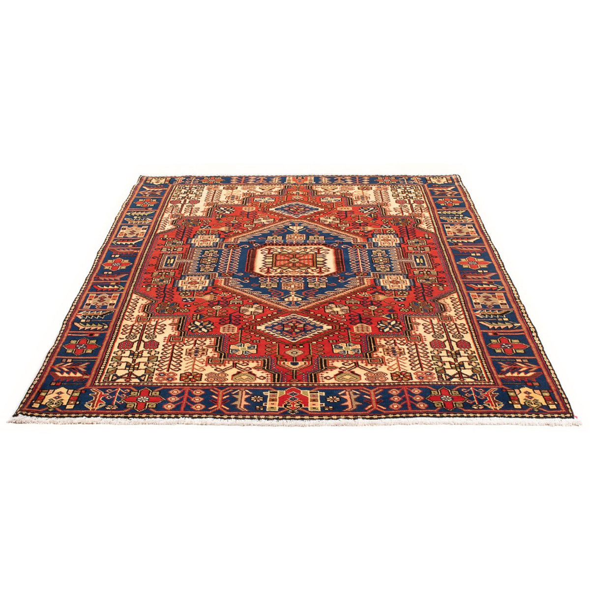 Perski dywan - Nomadyczny - 197 x 150 cm - niebieski