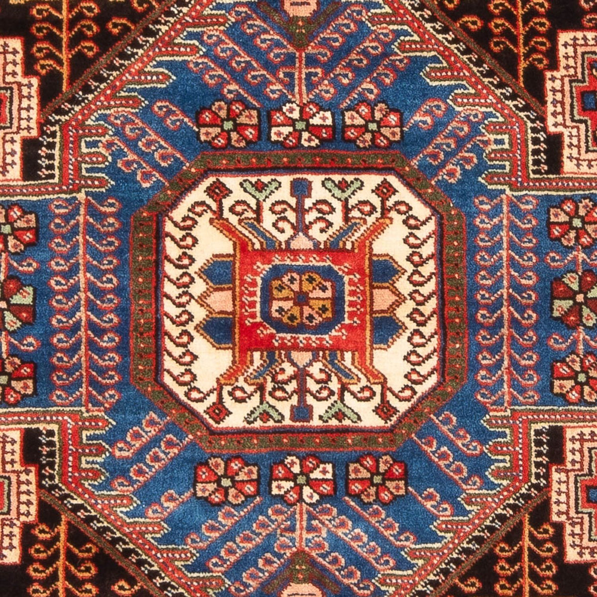 Perski dywan - Nomadyczny - 201 x 150 cm - niebieski