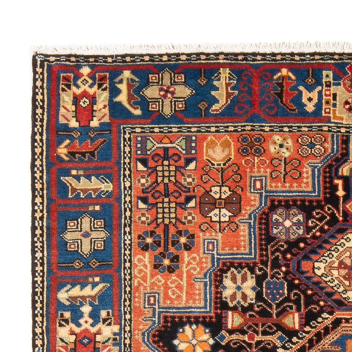 Perski dywan - Nomadyczny - 198 x 137 cm - ciemny beż