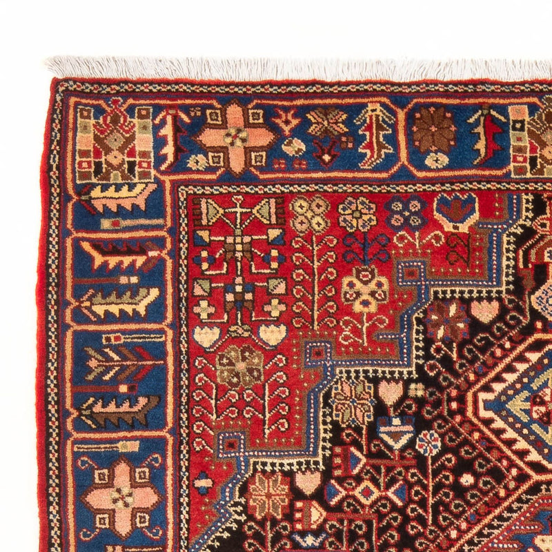 Perski dywan - Nomadyczny - 206 x 146 cm - bordowa czerwień