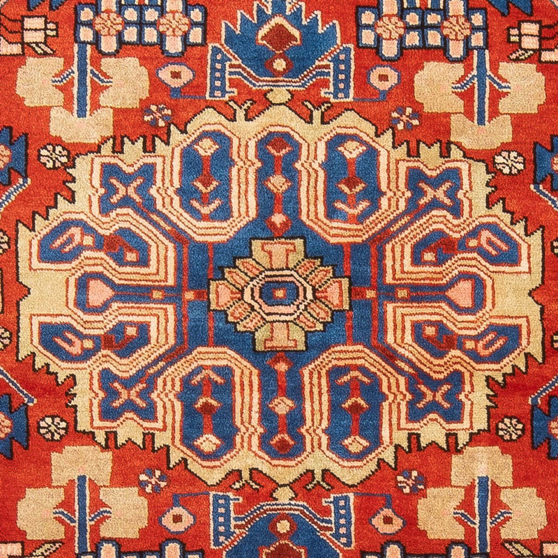 Perski dywan - Nomadyczny - 201 x 149 cm - czerwony