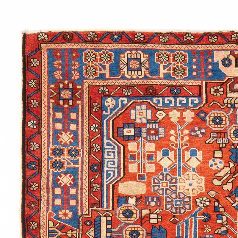 Perski dywan - Nomadyczny - 201 x 149 cm - czerwony