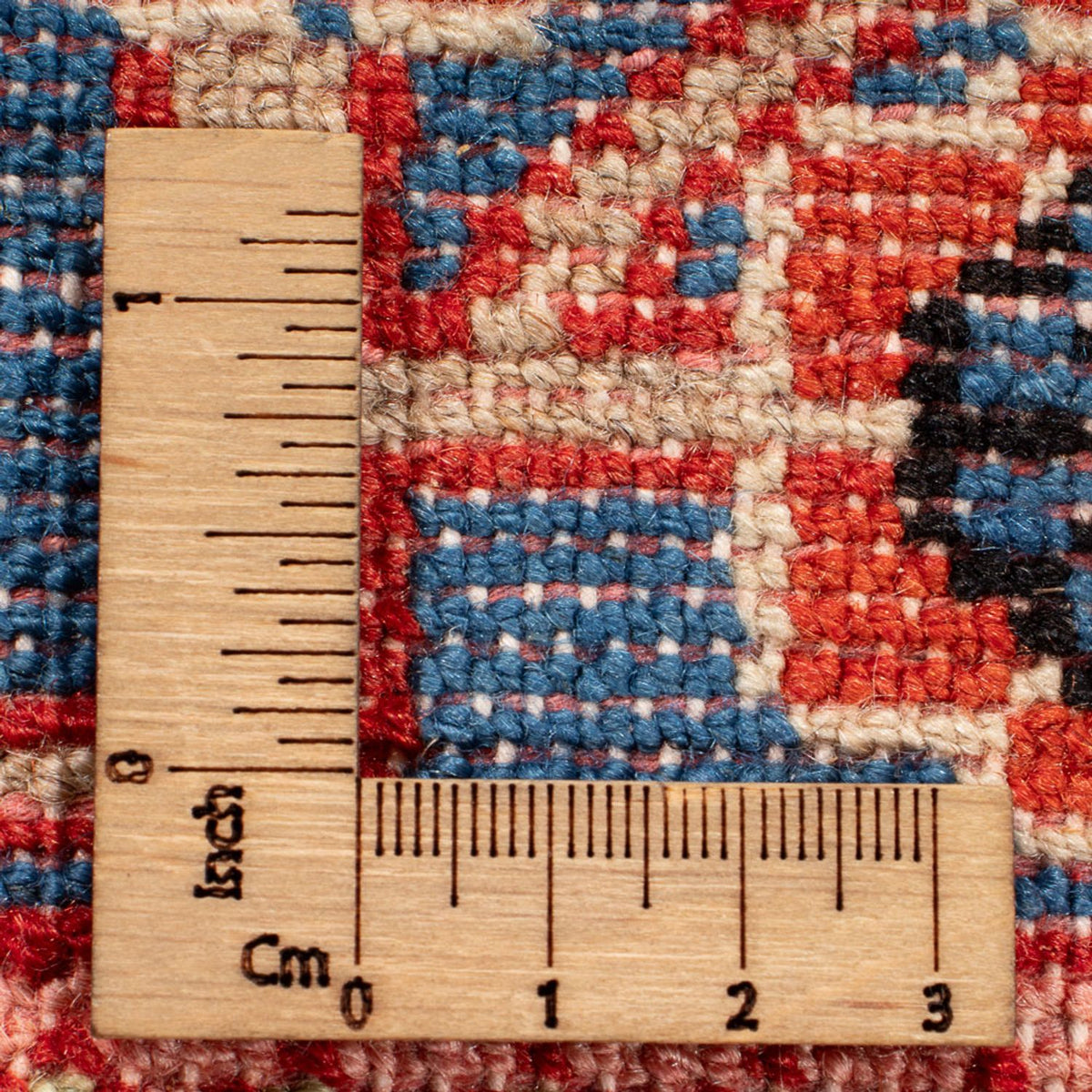 Perski dywan - Nomadyczny - 201 x 149 cm - czerwony