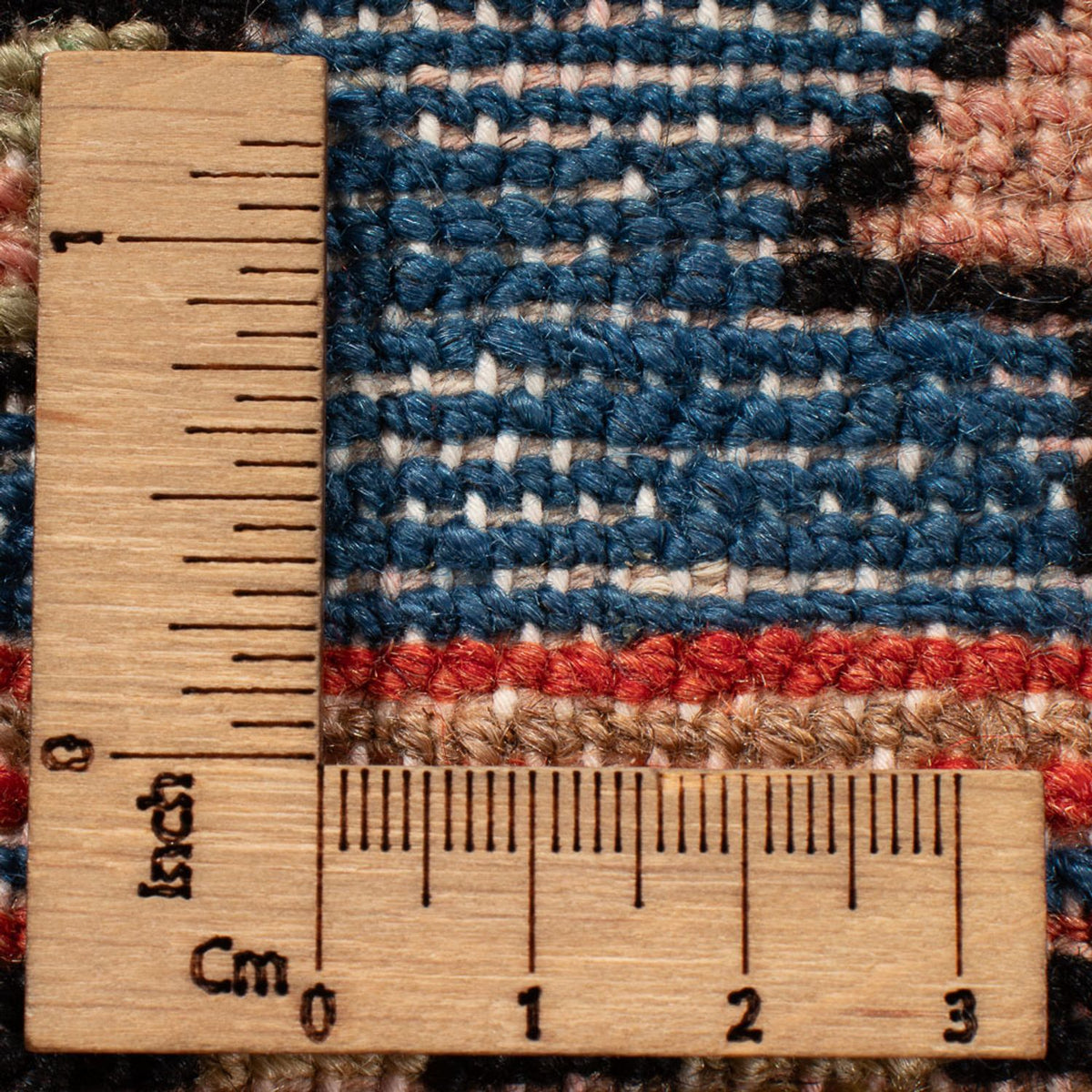 Perski dywan - Nomadyczny - 201 x 137 cm - niebieski