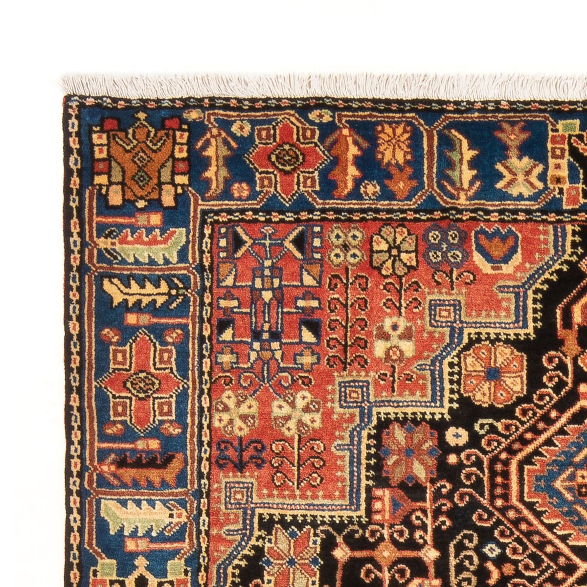 Perski dywan - Nomadyczny - 188 x 156 cm - ciemnoniebieski