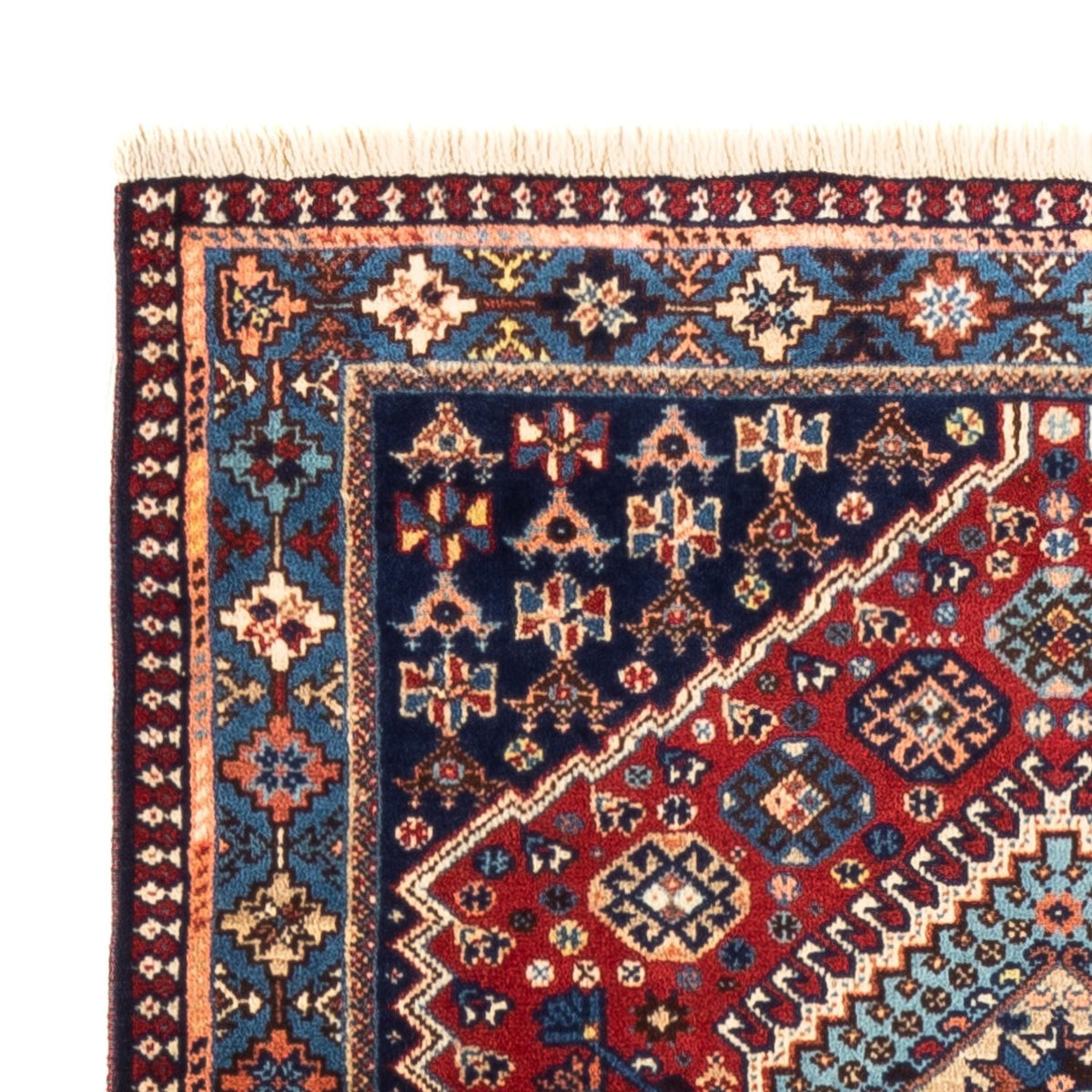 Biegacz Perski dywan - Nomadyczny - 218 x 76 cm - ciemna czerwień