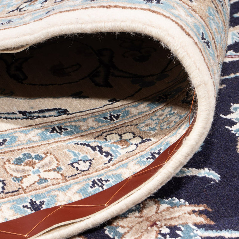 Dywan perski - Nain - 398 x 302 cm - ciemnoniebieski