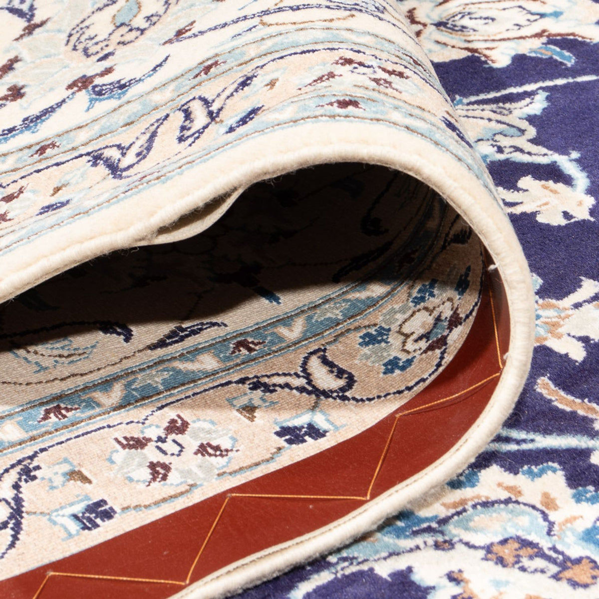 Dywan perski - Nain - 390 x 295 cm - ciemnoniebieski