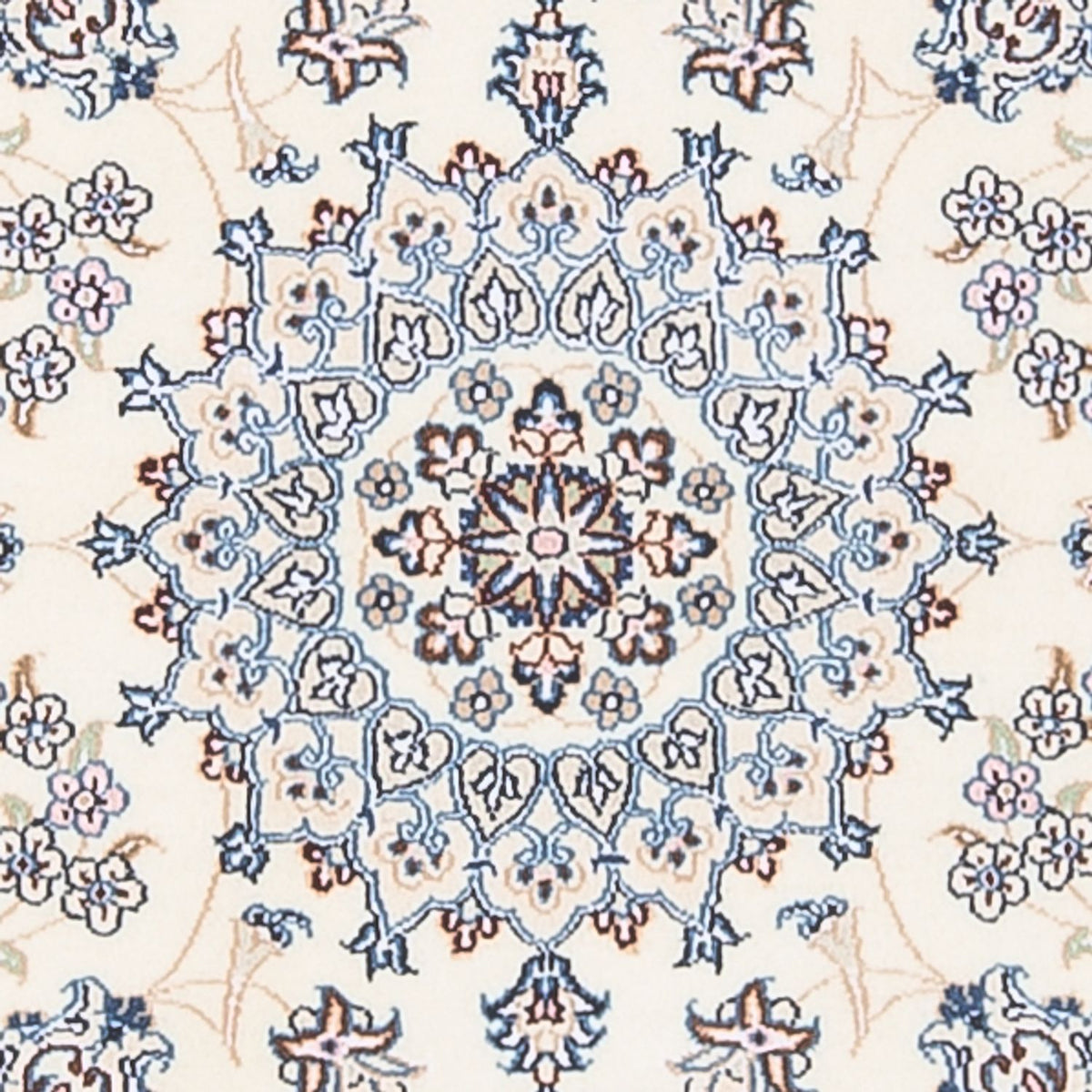 Dywan perski - Nain - Premium - 128 x 82 cm - kremowy