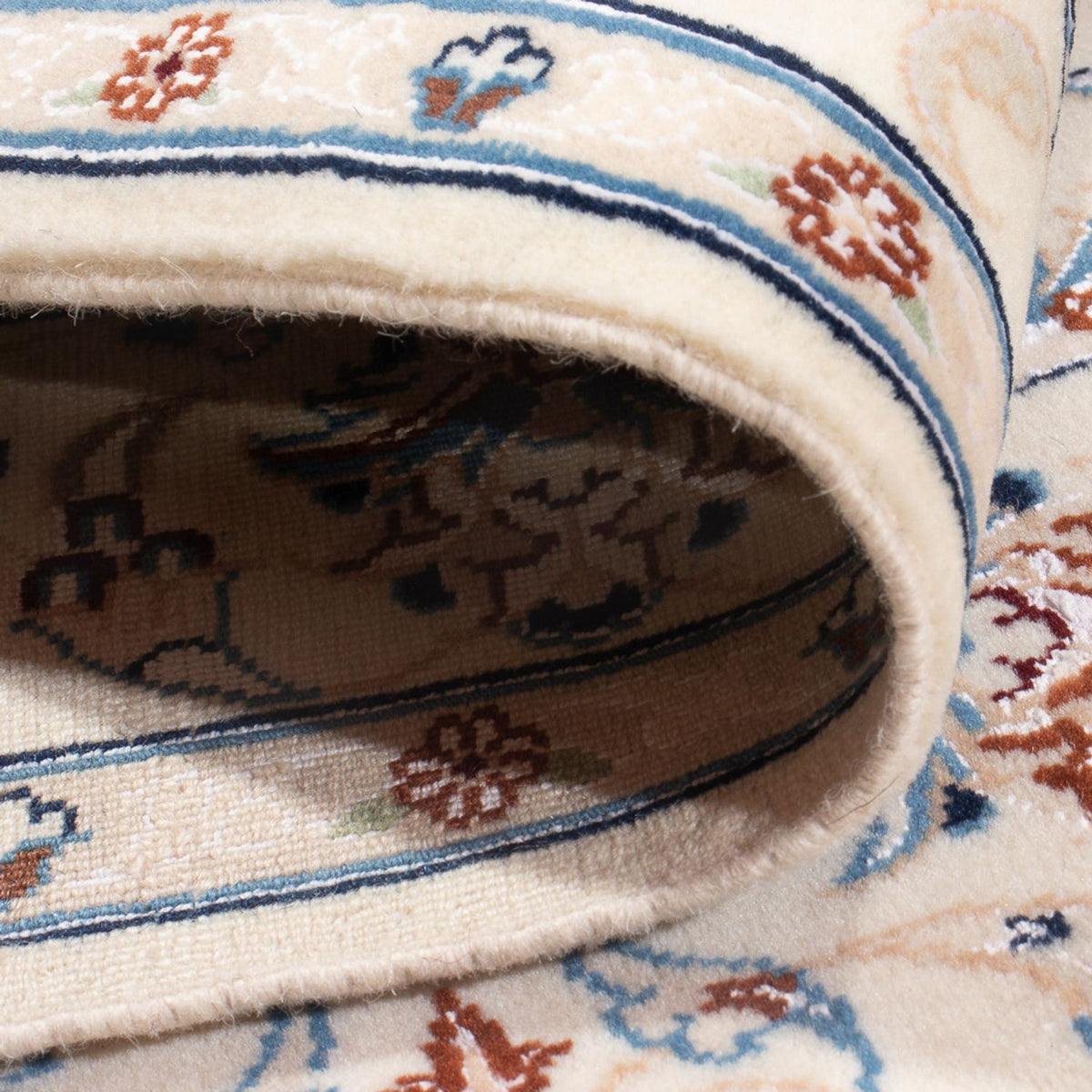 Dywan perski - Nain - Premium - 128 x 82 cm - kremowy