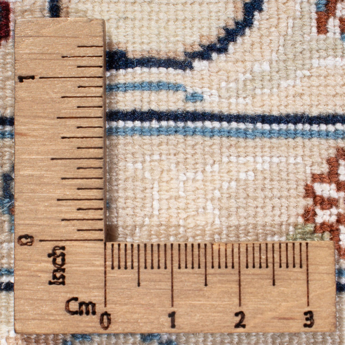 Dywan perski - Nain - Premium - 128 x 82 cm - kremowy