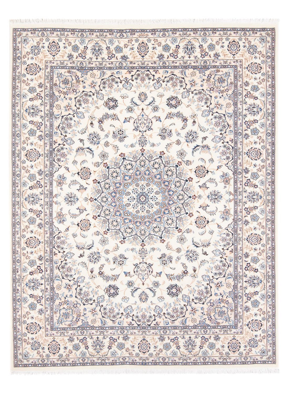 Dywan perski - Nain - Premium - 207 x 150 cm - kremowy
