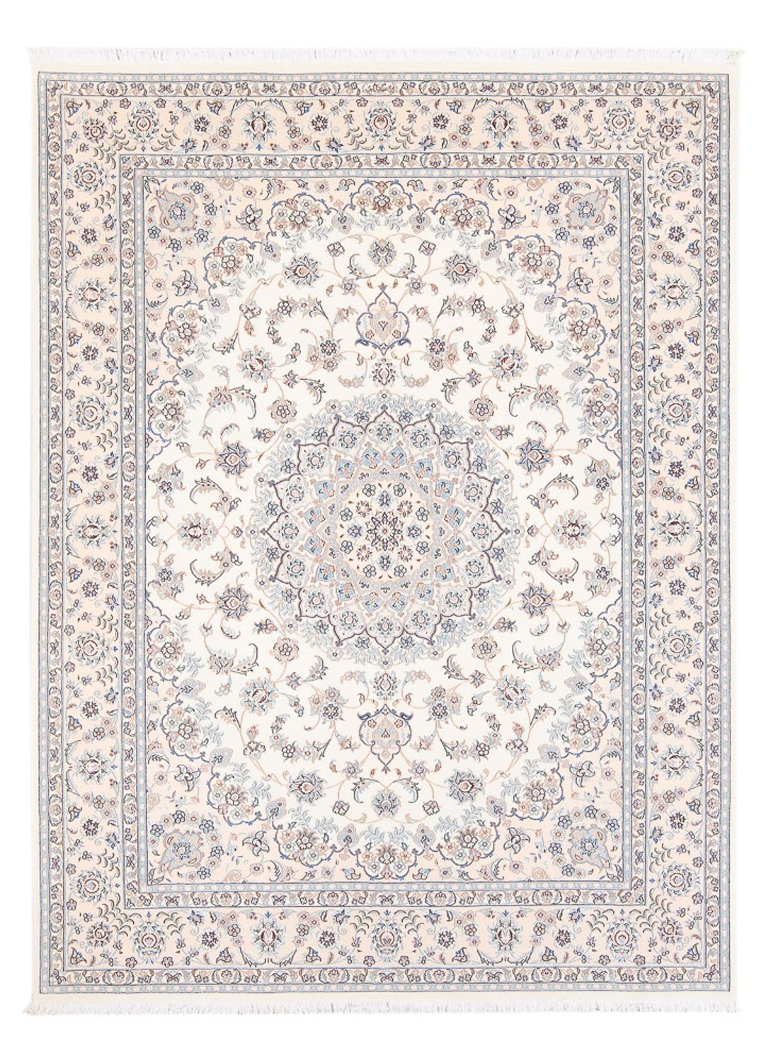Dywan perski - Nain - Premium - 208 x 150 cm - kremowy