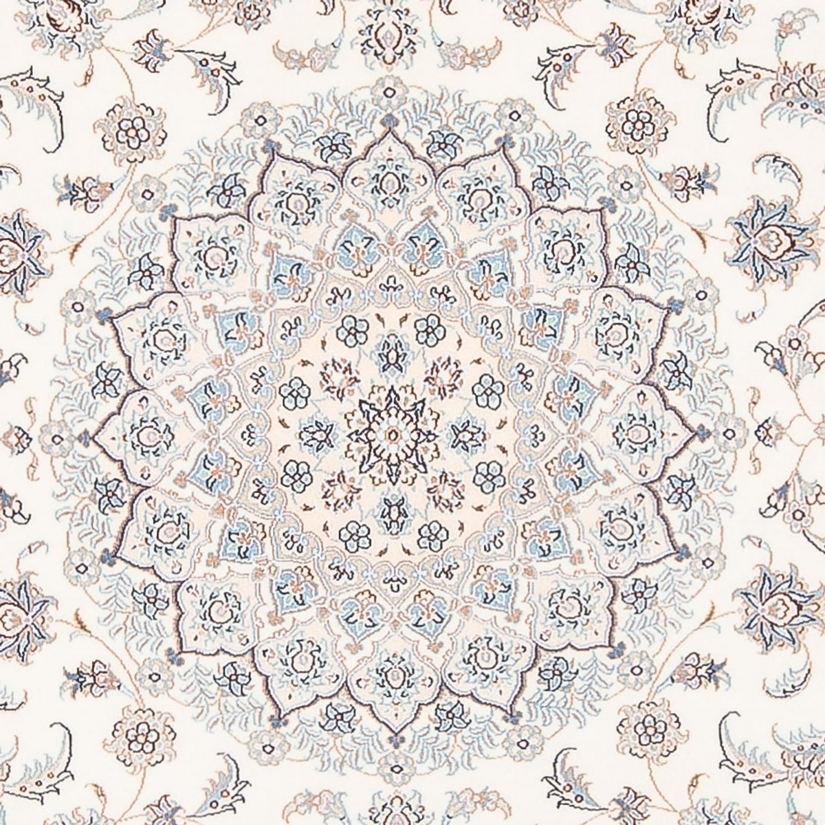 Dywan perski - Nain - Premium - 208 x 150 cm - kremowy