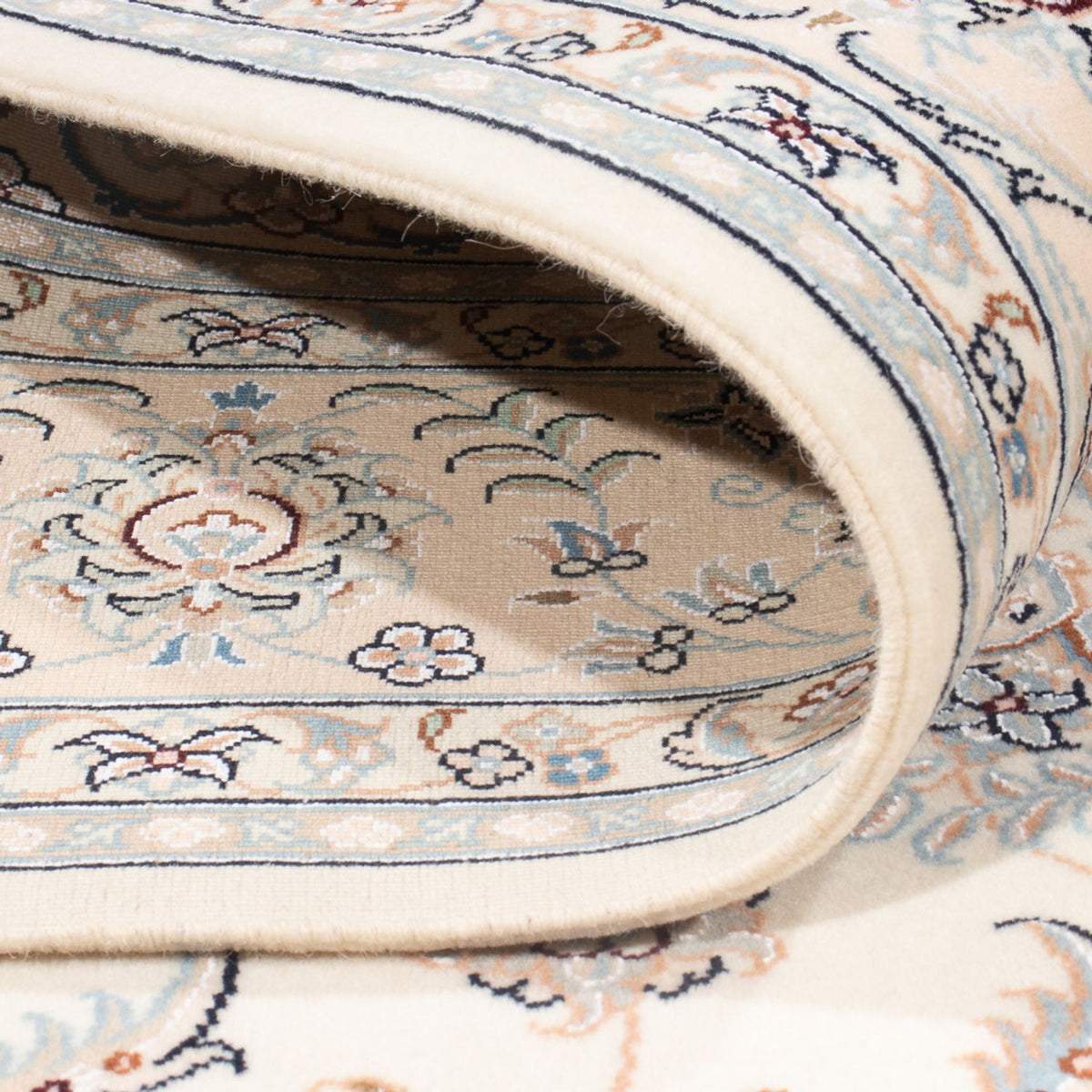 Dywan perski - Nain - Premium - 208 x 150 cm - kremowy