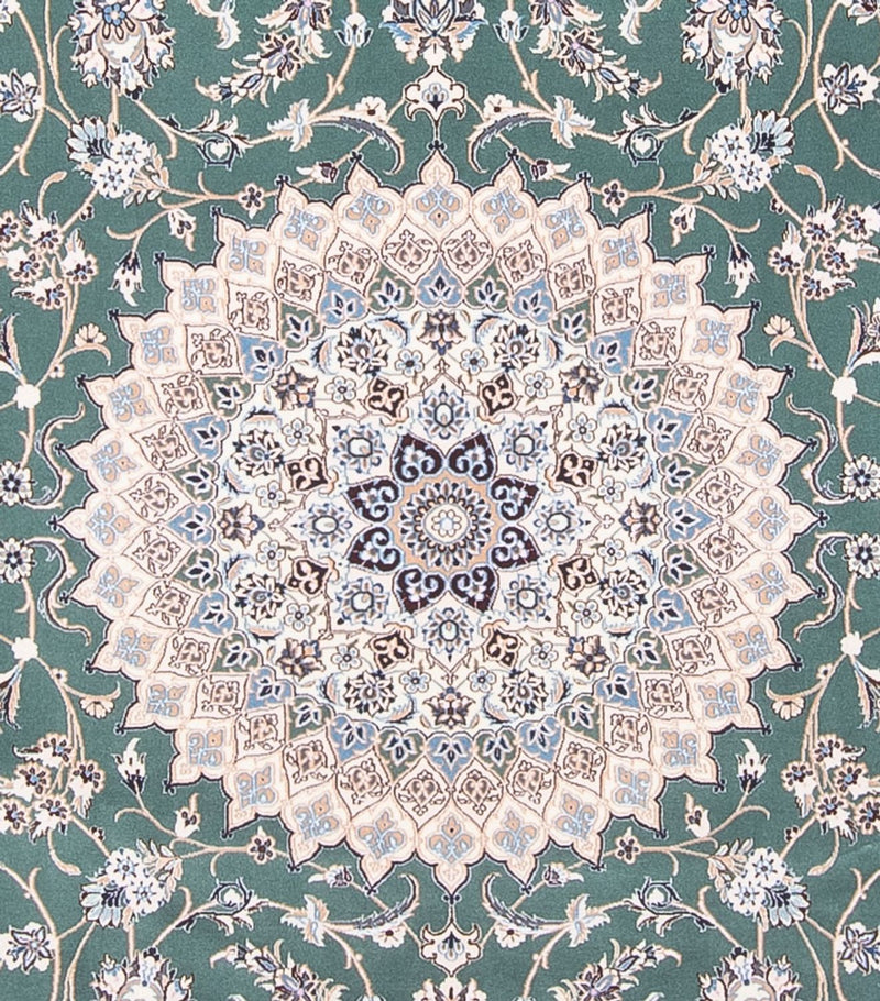 Dywan perski - Nain - Premium - 260 x 255 cm - zielona