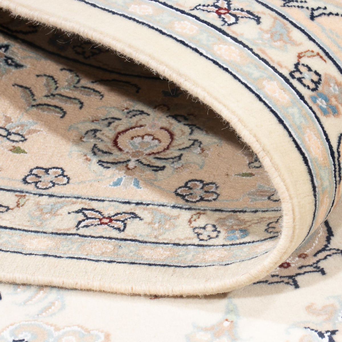 Dywan perski - Nain - Premium - 206 x 155 cm - kremowy