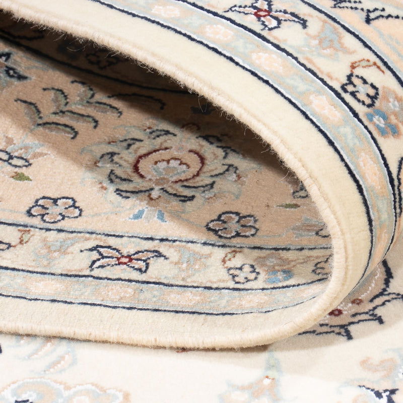 Dywan perski - Nain - Premium - 206 x 155 cm - kremowy