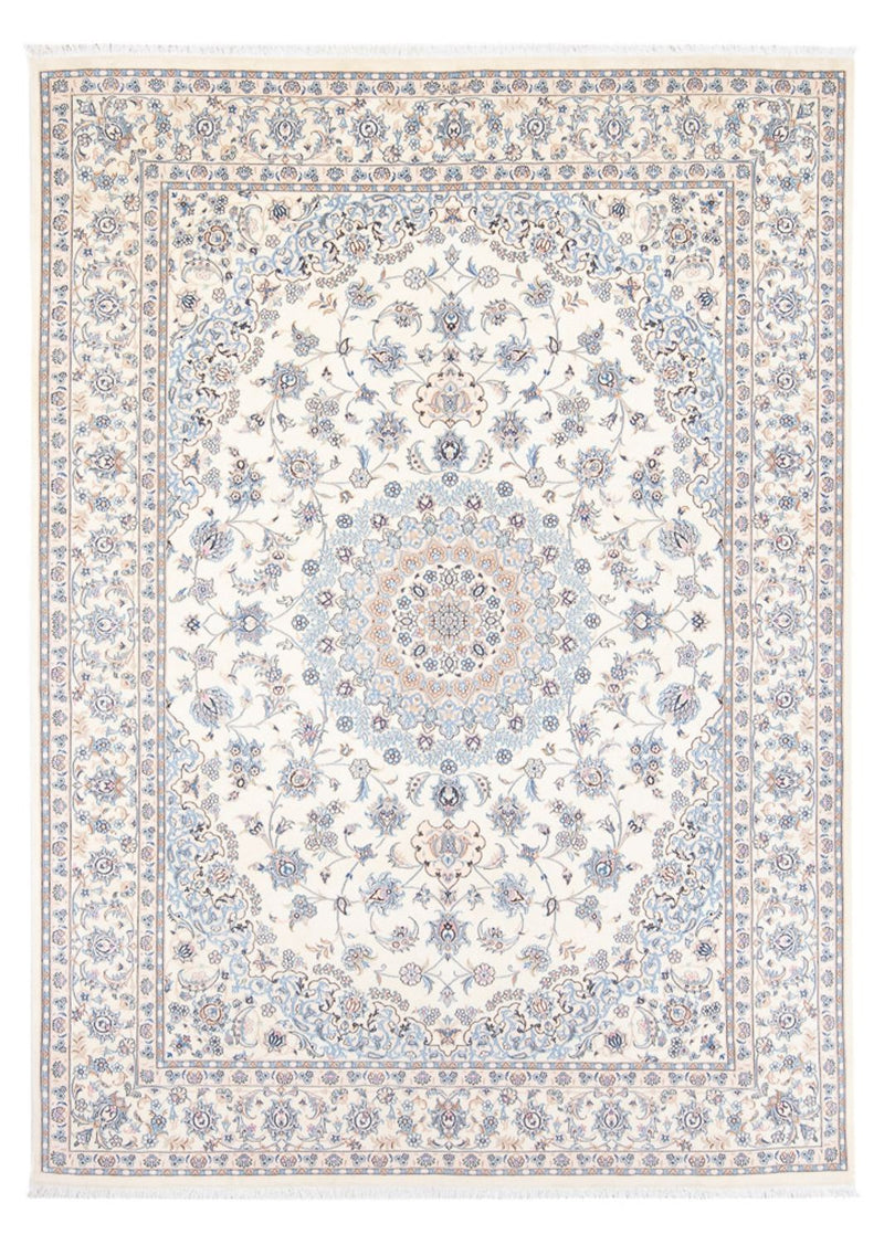 Dywan perski - Nain - Premium - 236 x 169 cm - jasnoniebieski