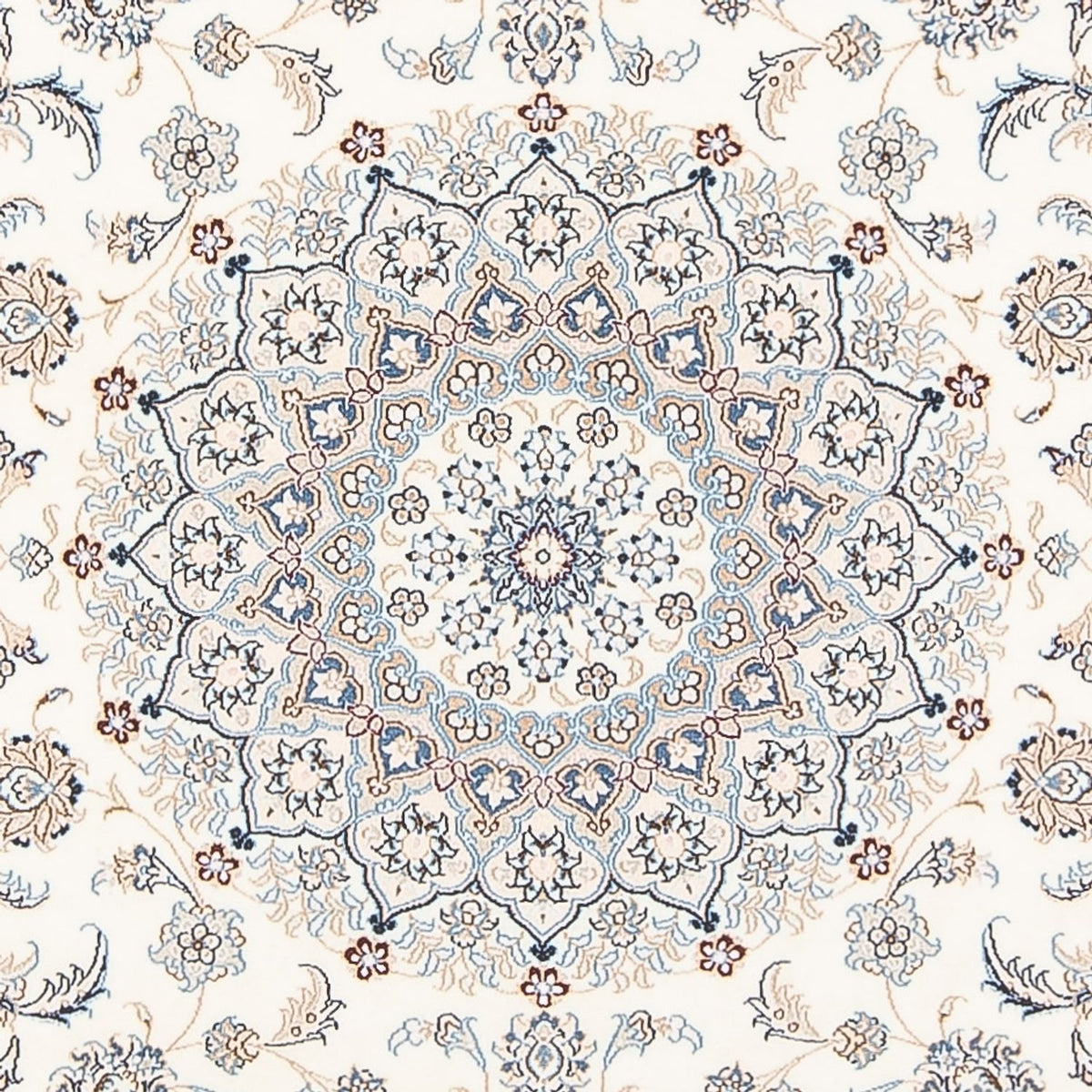 Dywan perski - Nain - Premium - 206 x 150 cm - kremowy