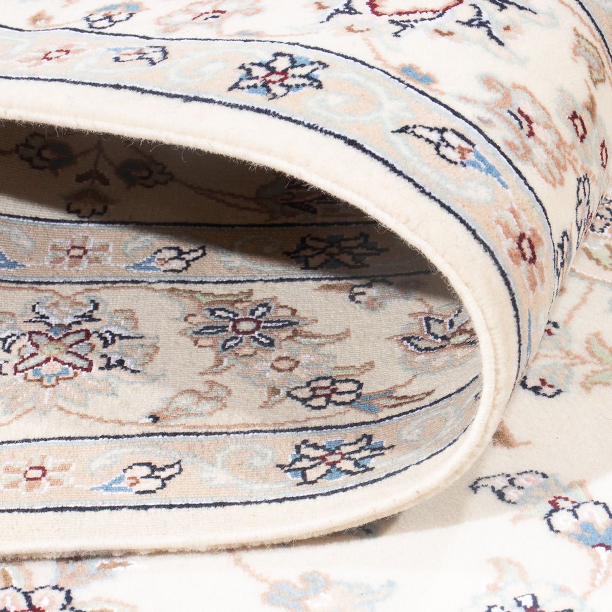 Dywan perski - Nain - Premium - 162 x 110 cm - jasnoniebieski