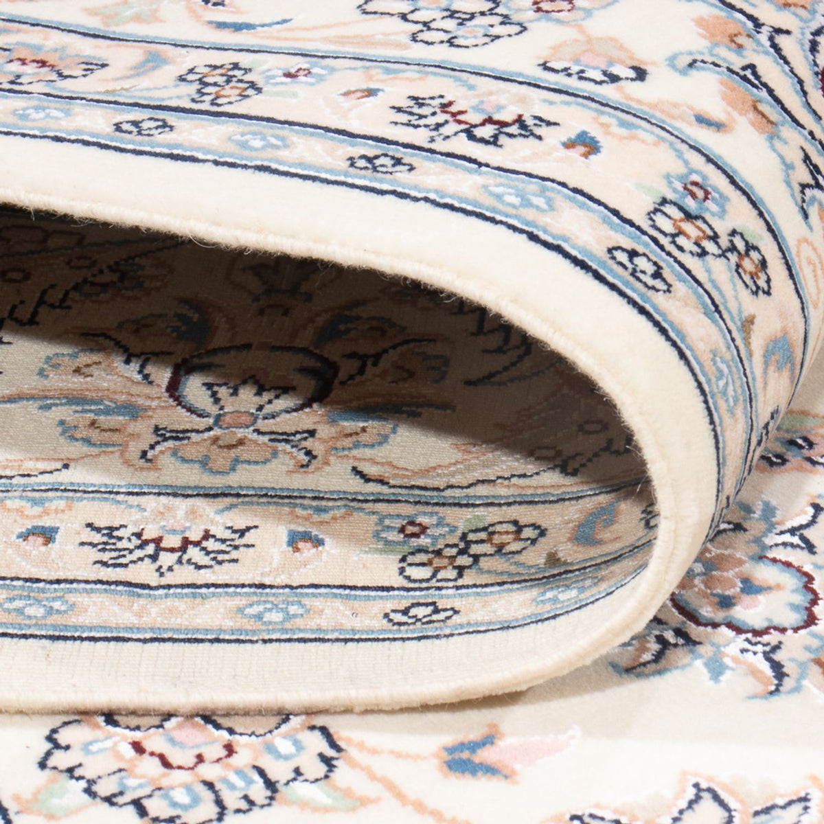 Dywan perski - Nain - Premium - 238 x 169 cm - kremowy