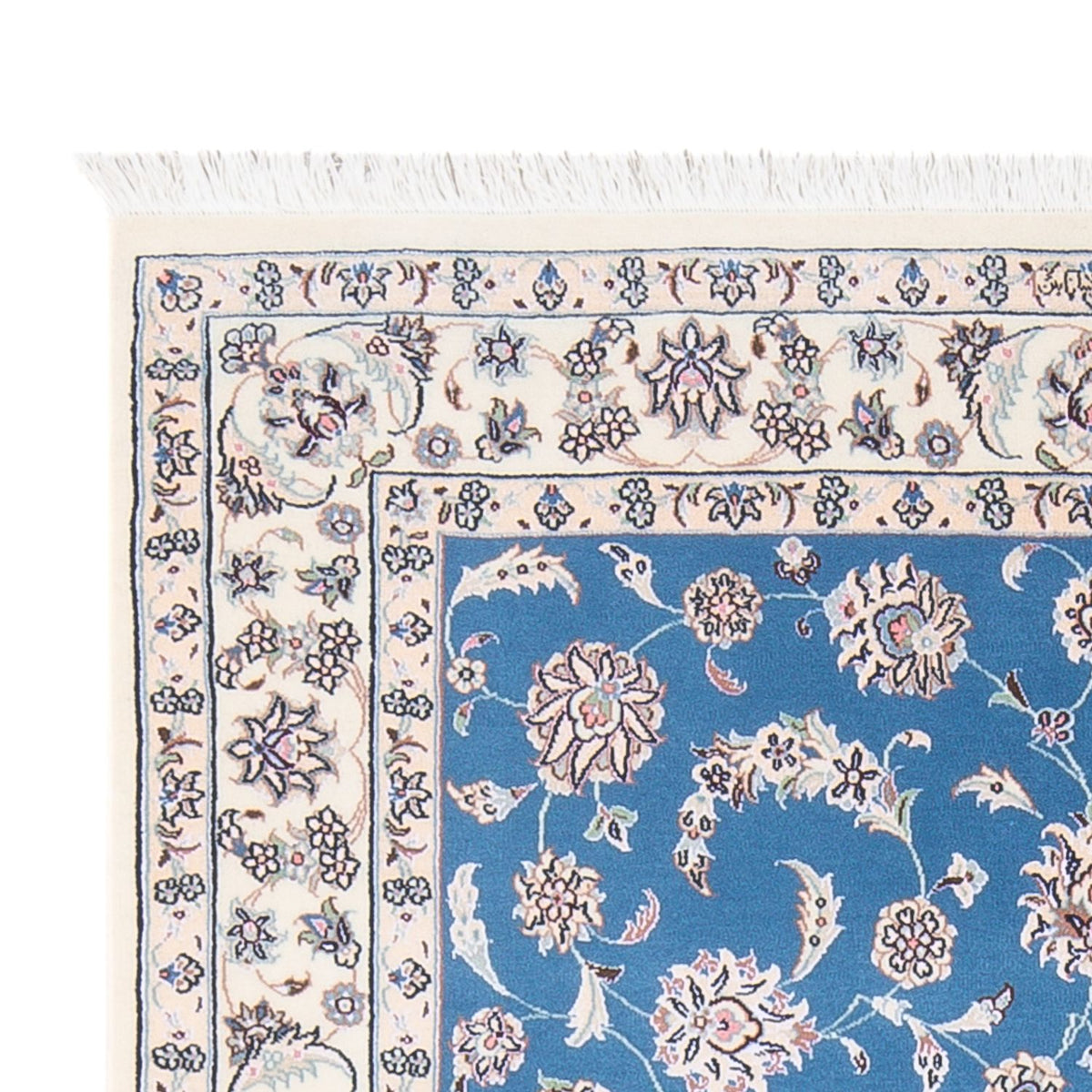 Dywan perski - Nain - Premium - 156 x 111 cm - niebieski