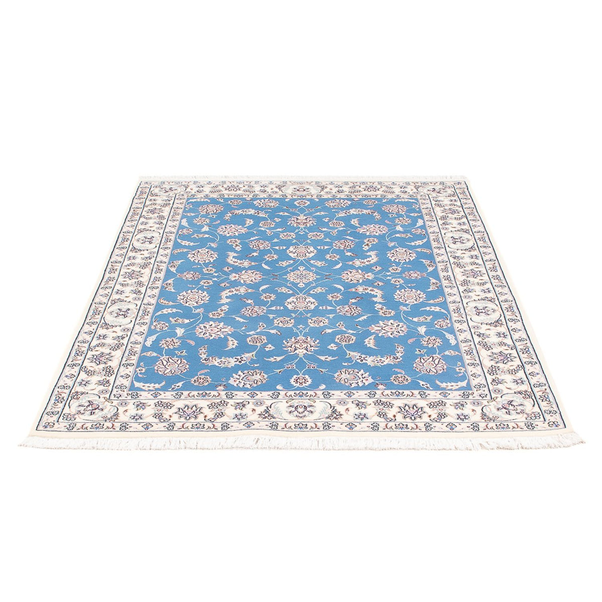 Dywan perski - Nain - Premium - 156 x 111 cm - niebieski