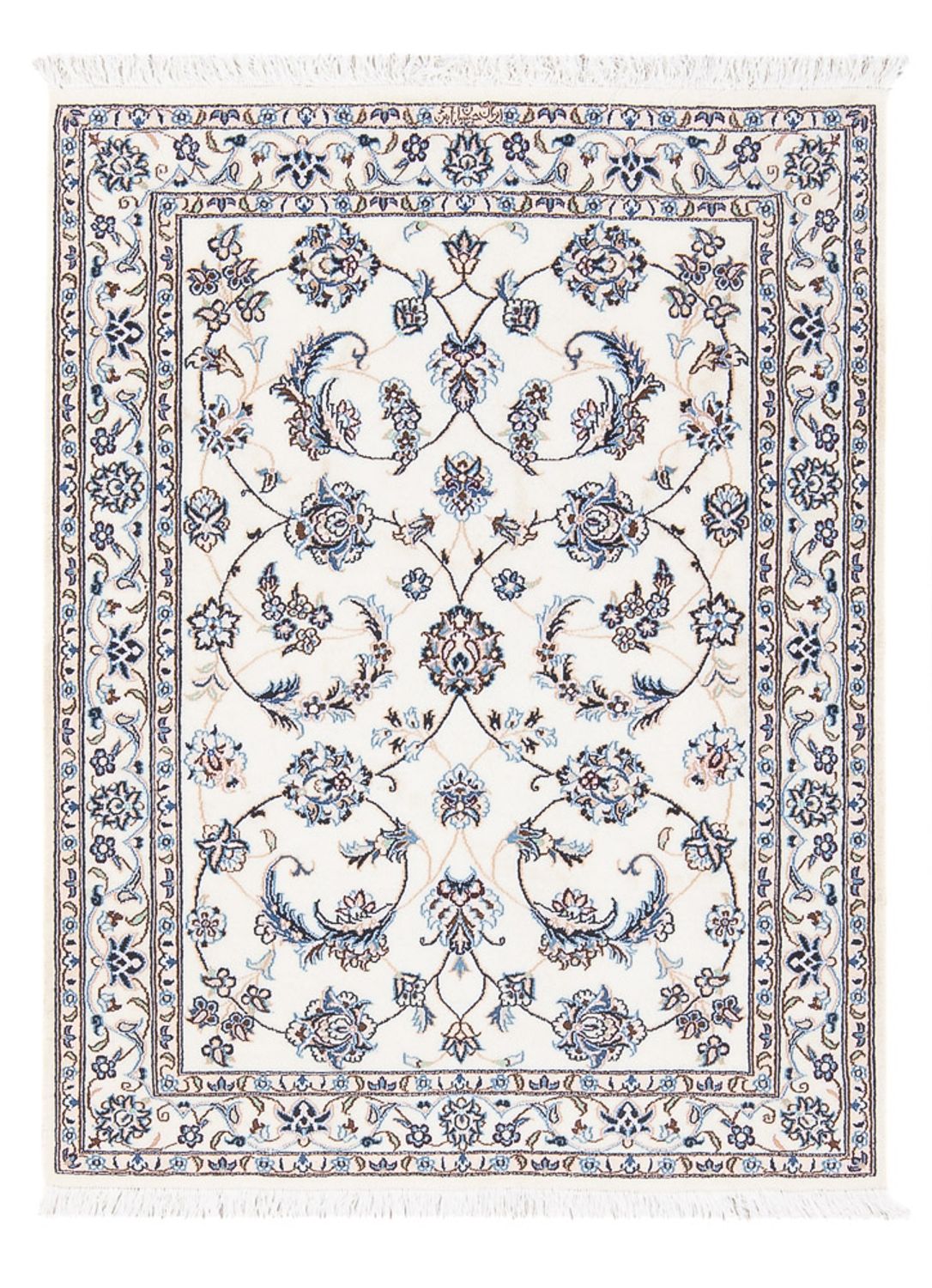 Dywan perski - Nain - Premium - 101 x 71 cm - kremowy