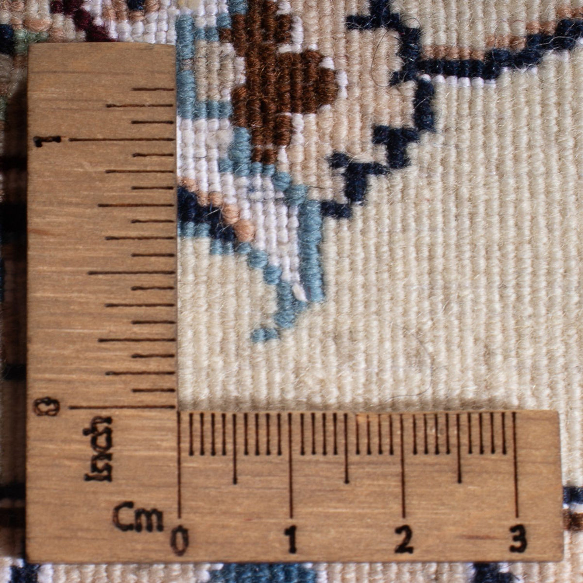 Dywan perski - Nain - Premium - 101 x 71 cm - kremowy