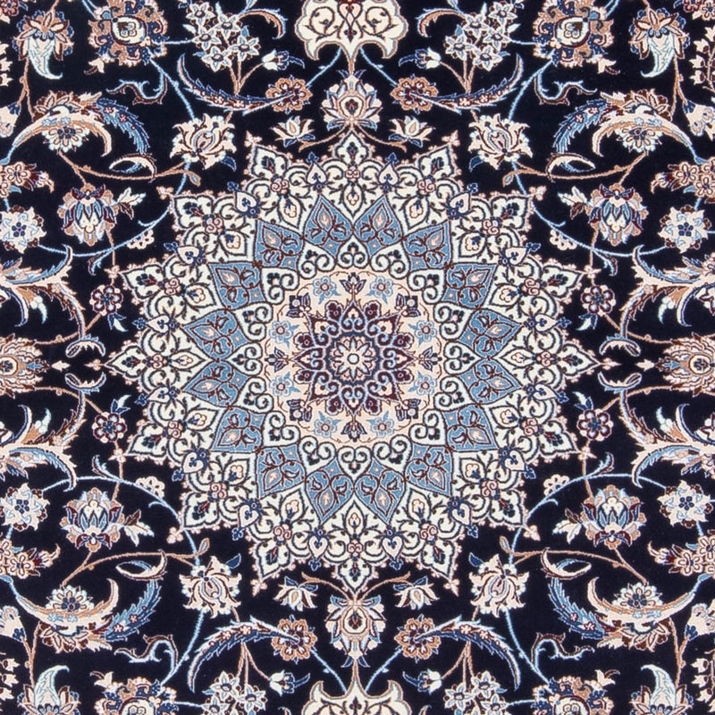 Dywan perski - Nain - Premium - 273 x 184 cm - ciemnoniebieski
