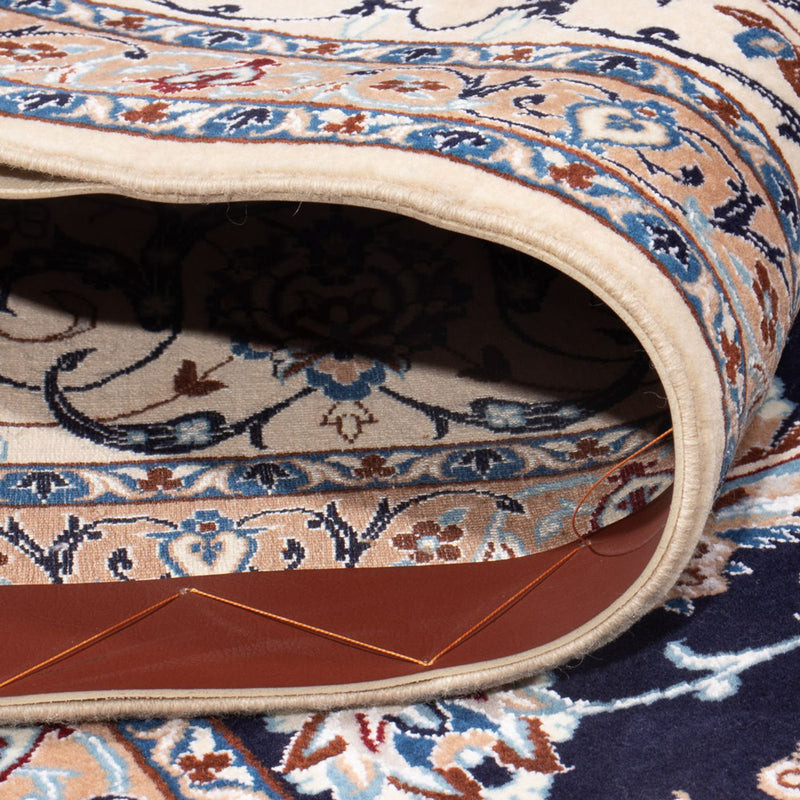 Dywan perski - Nain - Premium - 273 x 184 cm - ciemnoniebieski