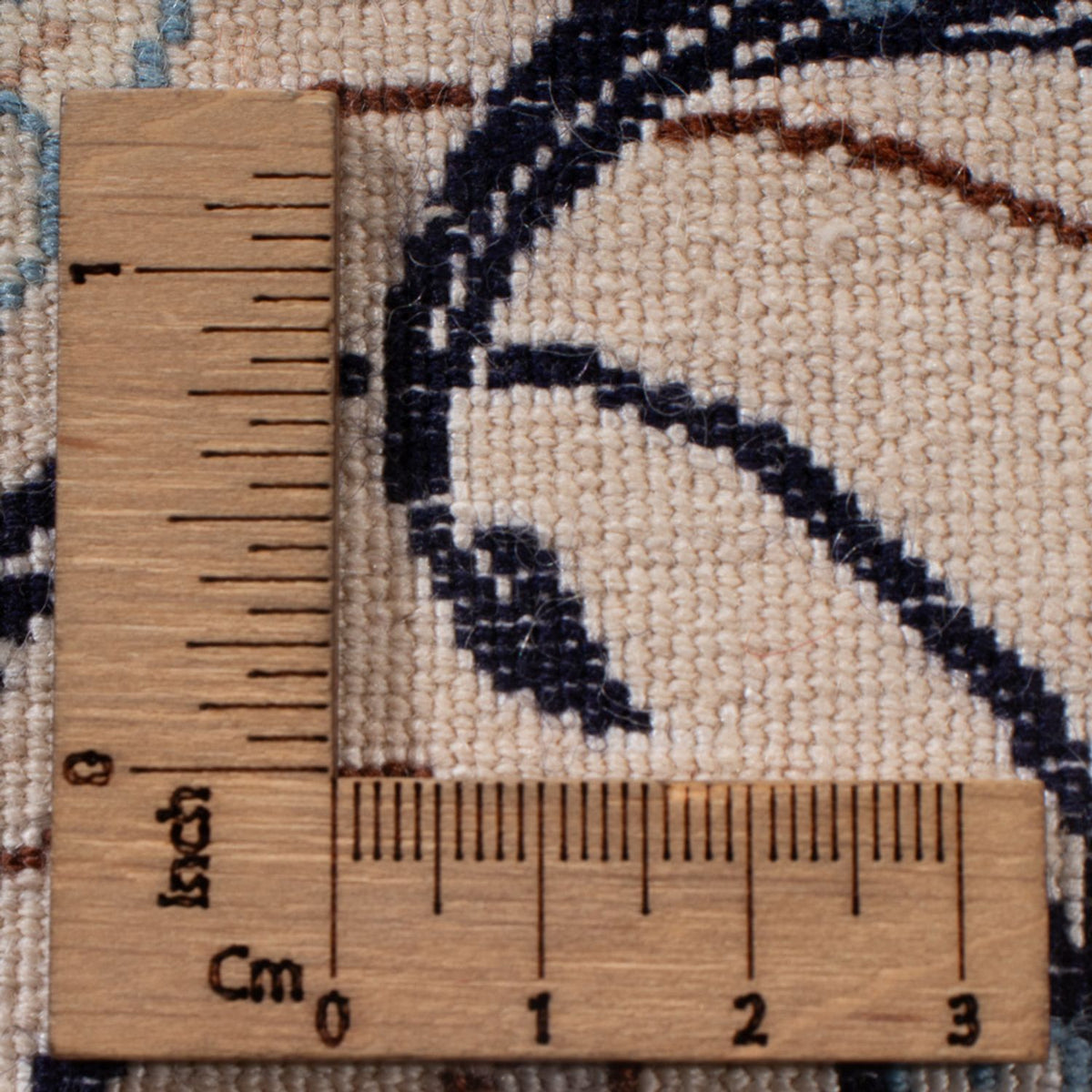 Dywan perski - Nain - Premium - 273 x 184 cm - ciemnoniebieski