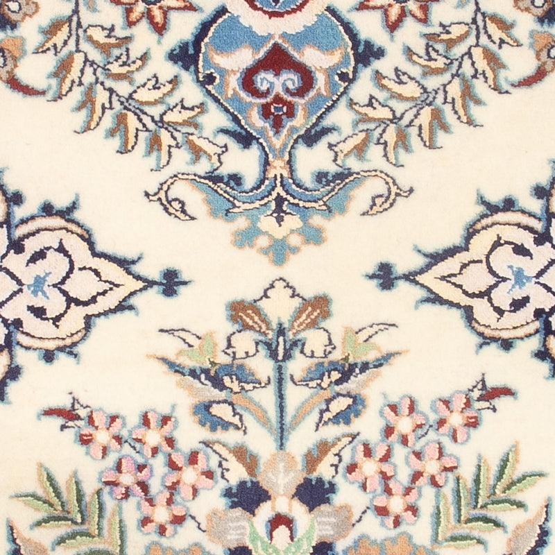 Dywan perski - Nain - Premium - 80 x 50 cm - kremowy
