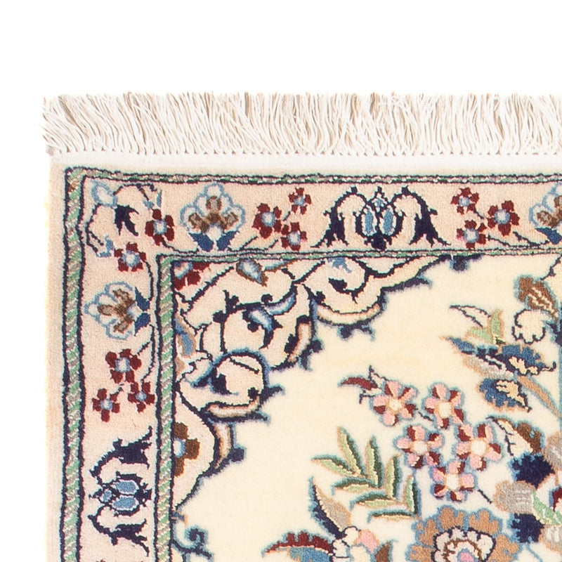 Dywan perski - Nain - Premium - 80 x 50 cm - kremowy